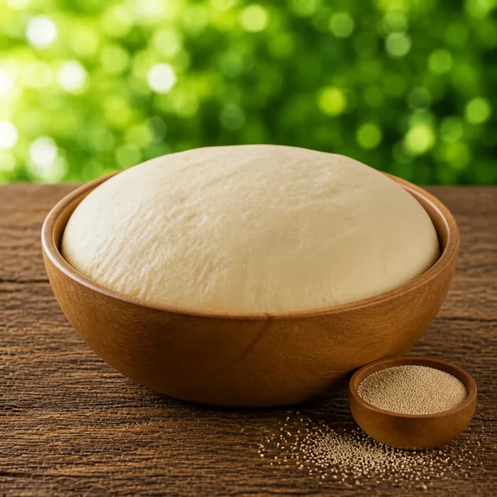Pâte levée crue